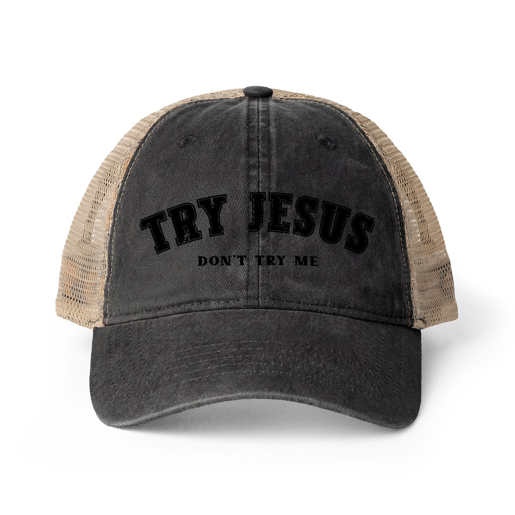 Women's Washed Mesh-Back Cap