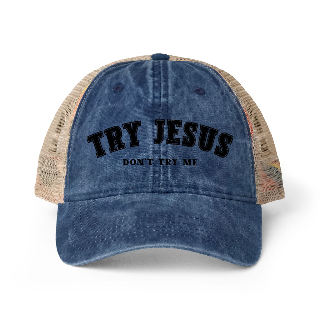 Women's Washed Mesh-Back Cap