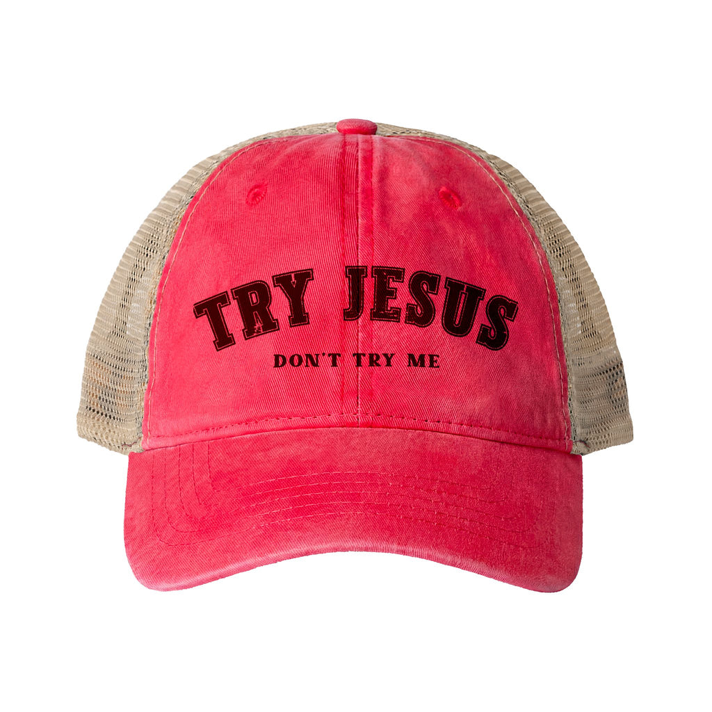Women's Washed Mesh-Back Cap